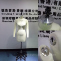 DL234 JUNIOR SIZE 11 Half body Female fitting mannequin with collapsible shoulders and across metal base fabric mannequin